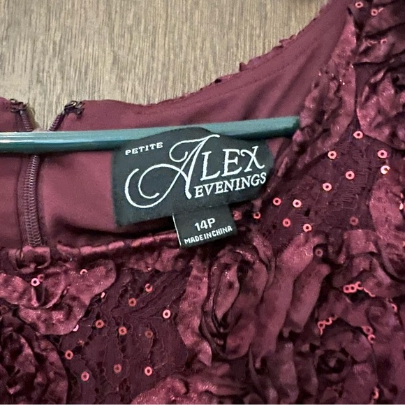 Alex Evenings petite dress size 14 - Picture 5 of 5